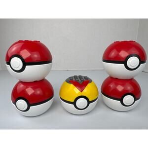 5 Mega Pokemon Building toys set poke balls